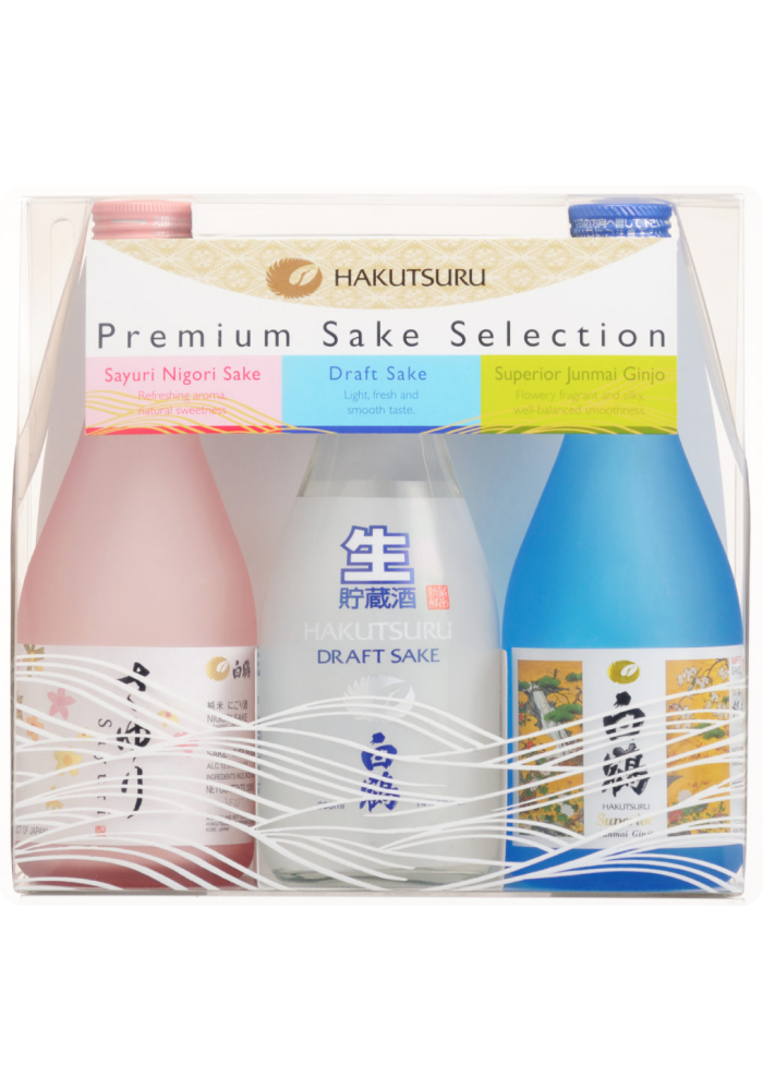 Hakutsuru Premium Sake Selection Set – Three Pack