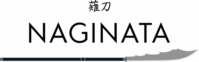 Naginata logo – with polearm