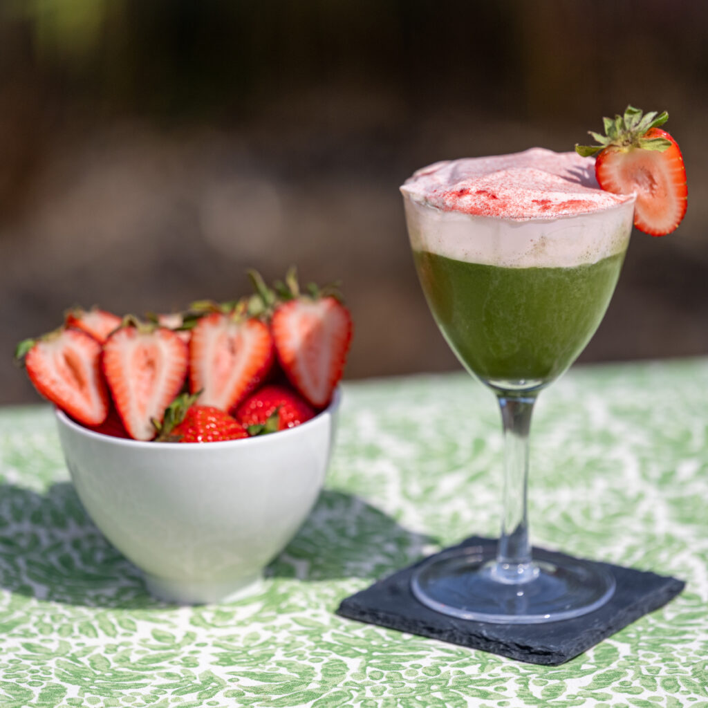 Cloud Tea Sake and Matcha Cocktail