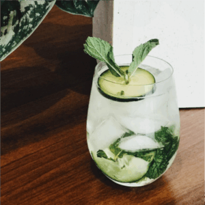 Cucumber Mint Cooler Sake Cocktail