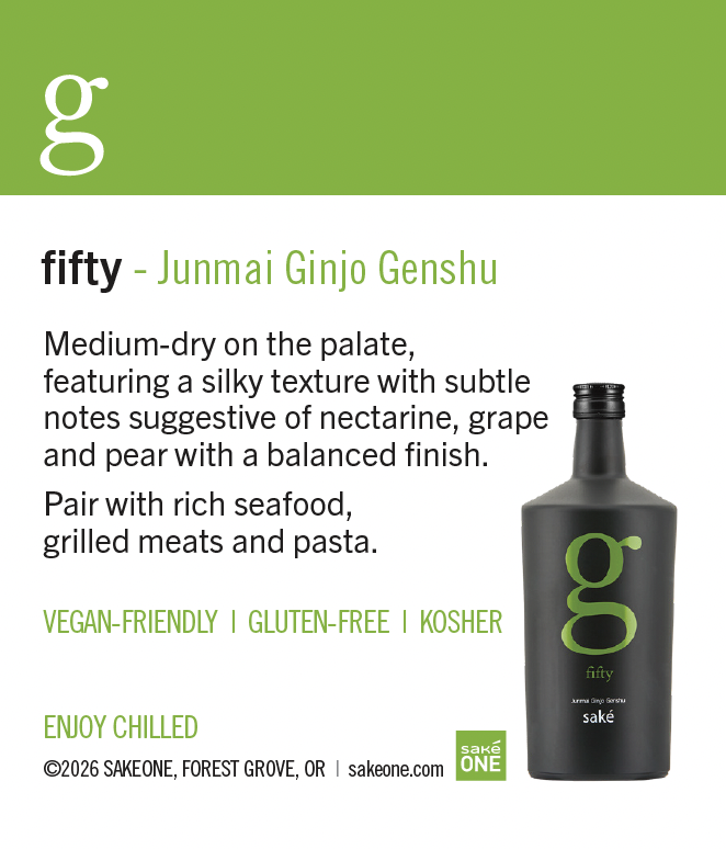 G Fifty Shelf Talker