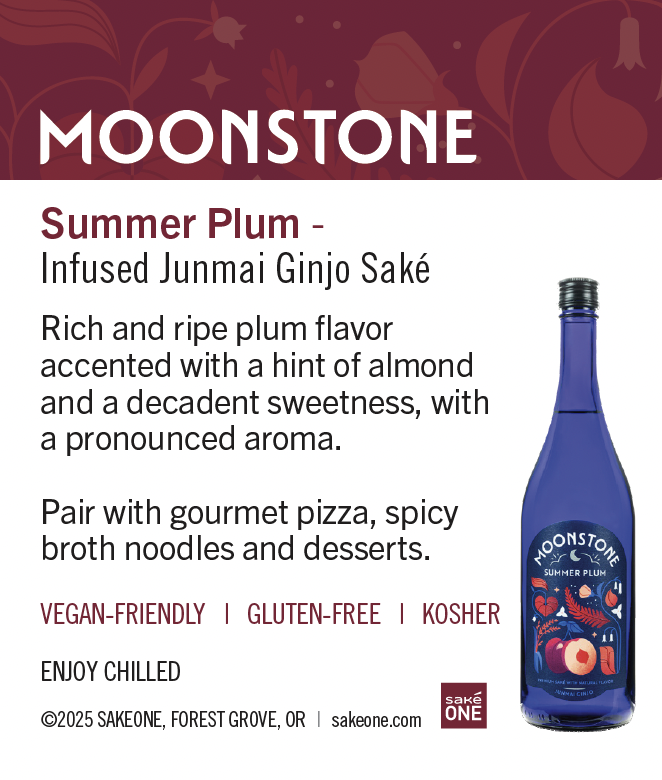 Moonstone Summer Plum Shelf Talker