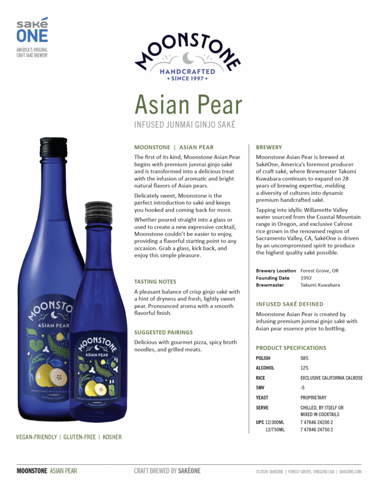 Moonstone Asian Pear Tech Sheet
