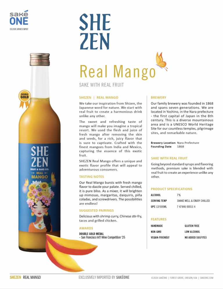 SHEZEN Real Mango Tech Sheet
