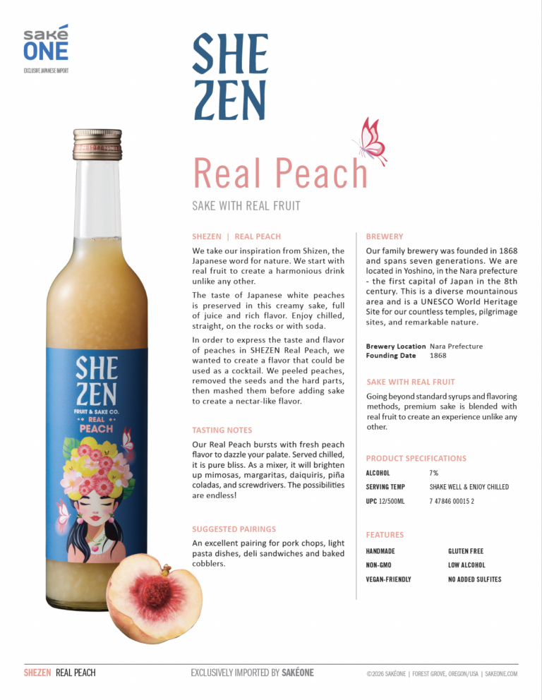 SHEZEN Real Peach Tech Sheet