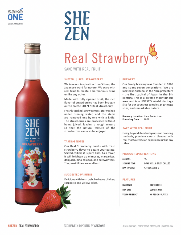 SHEZEN Real Strawberry Tech Sheet