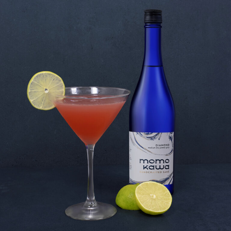 Saké Cosmo with Momokawa Diamond